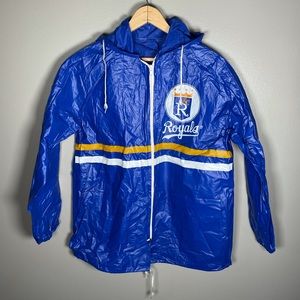 Vintage Kansas City Royals SGA Rain Jacket With Hood Guys Snack Foods